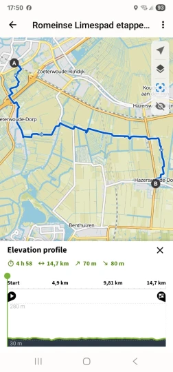 Wandelen september 2025 3e etappe limespad van Cronesteyn  park naar Hazerswoude