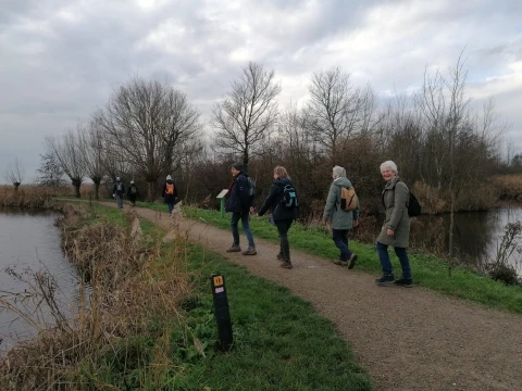 16 december de zuidrand van delft. een prachtige wandeling door polder en park